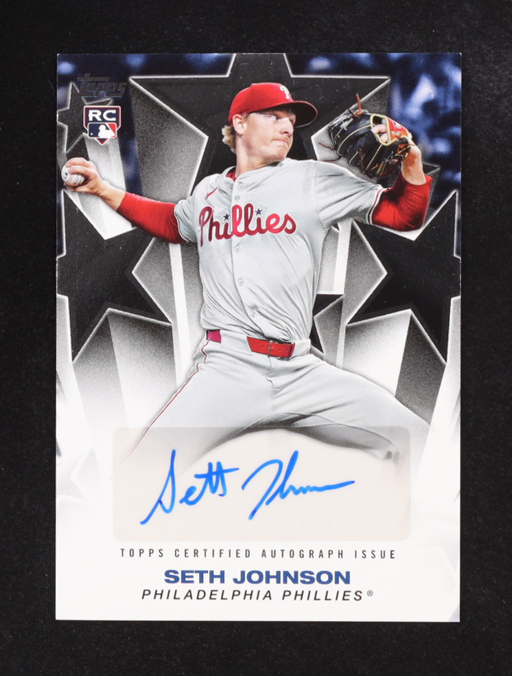 Seth Johnson 2025 Topps Baseball Stars Autograph #BSA2-SJ RC at PristineAuction.com Seth Johnson 2025 Topps Baseball Stars Autograph #BSA2-SJ RC at PristineAuction.com