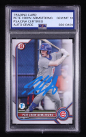 Pete Crow-Armstrong Signed 2022 Bowman 1st Edition #BPPF102 RC (PSA Authentic | Auto 10) at PristineAuction.com