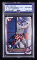 Pete Crow-Armstrong Signed 2022 Bowman 1st Edition #BPPF102 RC (PSA Authentic | Auto 10) at PristineAuction.com