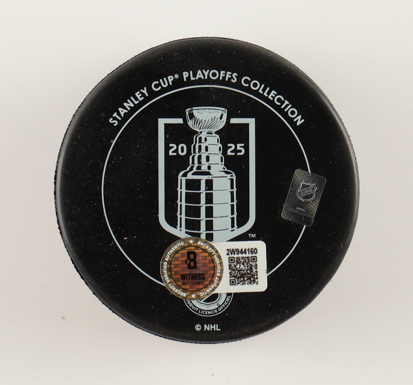Aaron Ekblad Signed Panthers 2024 Stanley Cup Champions Logo Hockey Puck (Beckett) at PristineAuction.com Aaron Ekblad Signed Panthers 2024 Stanley Cup Champions Logo Hockey Puck (Beckett) at PristineAuction.com