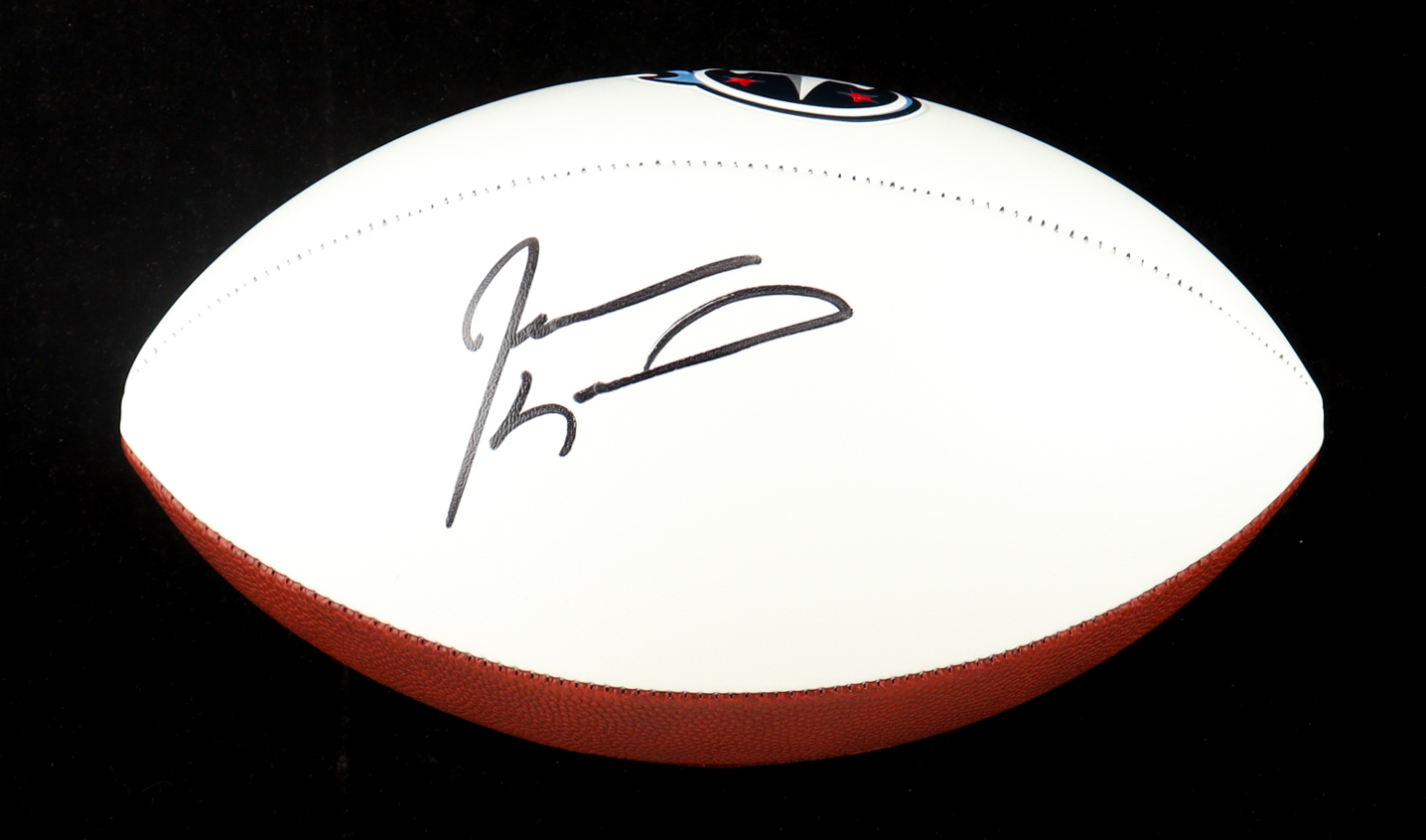 Jevon Kearse Signed Titans Logo Football (Schwartz) at PristineAuction.com Jevon Kearse Signed Titans Logo Football (Schwartz) at PristineAuction.com