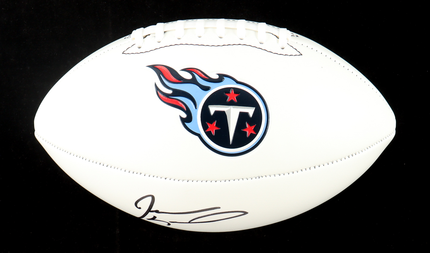Jevon Kearse Signed Titans Logo Football (Schwartz) at PristineAuction.com Jevon Kearse Signed Titans Logo Football (Schwartz) at PristineAuction.com