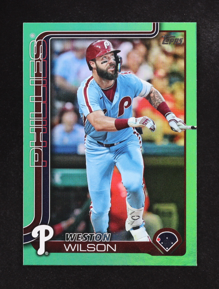 Weston Wilson 2025 Topps #ALT-1 #74/99 at PristineAuction.com Weston Wilson 2025 Topps #ALT-1 #74/99 at PristineAuction.com