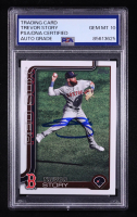 Trevor Story Signed 2025 Topps #577 (PSA Authentic | Auto 10) at PristineAuction.com