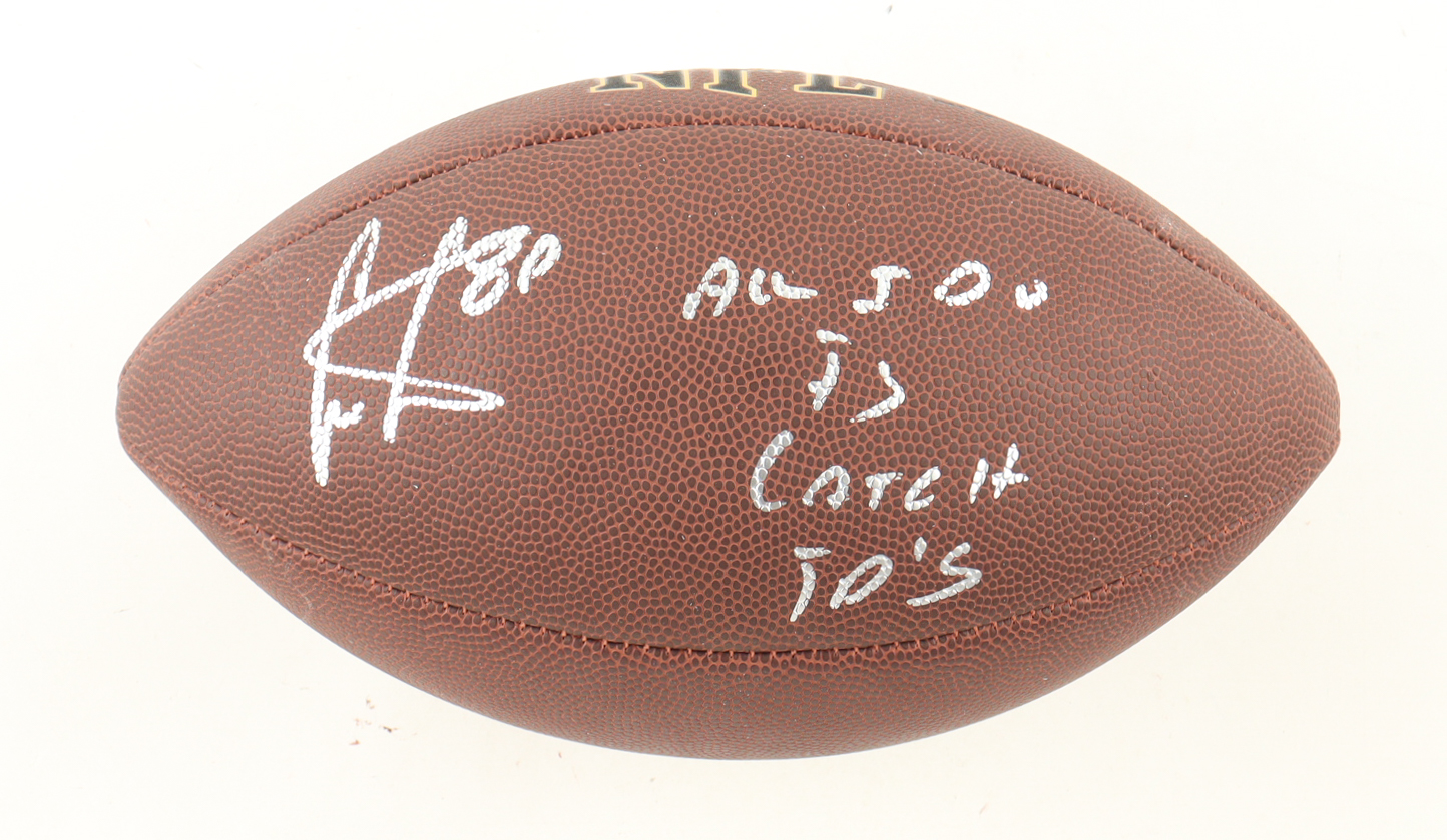 Cris Carter Signed NFL Football Inscribed "All I Do Is Catch TD's" (Schwartz) at PristineAuction.com Cris Carter Signed NFL Football Inscribed "All I Do Is Catch TD's" (Schwartz) at PristineAuction.com