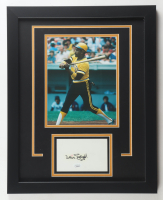 Willie Stargell Signed Pirates Custom Framed Index Card Display (JSA) at PristineAuction.com