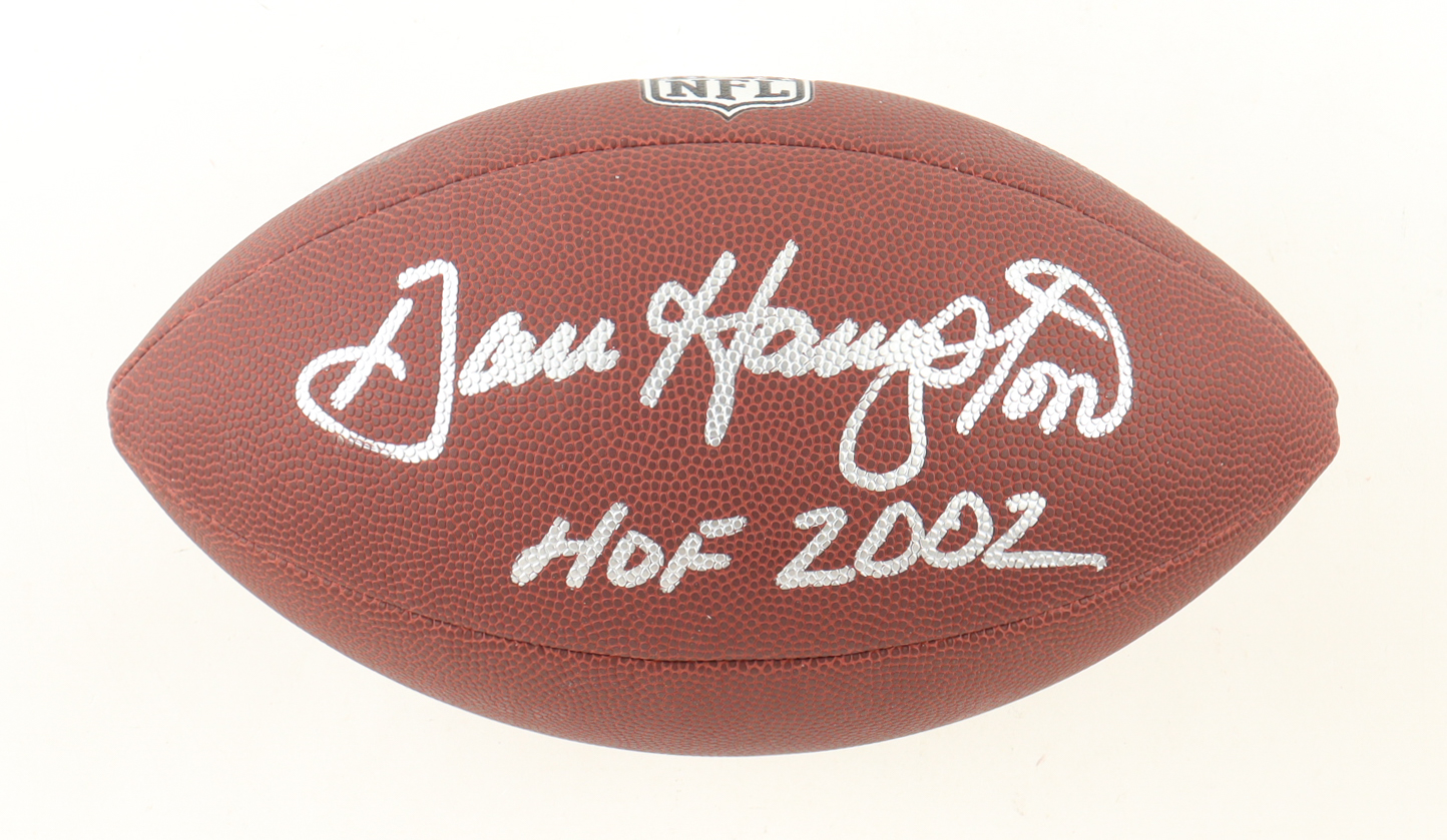 Dan Hampton Signed NFL Football Inscribed "HOF 2002" (Schwartz) at PristineAuction.com Dan Hampton Signed NFL Football Inscribed "HOF 2002" (Schwartz) at PristineAuction.com