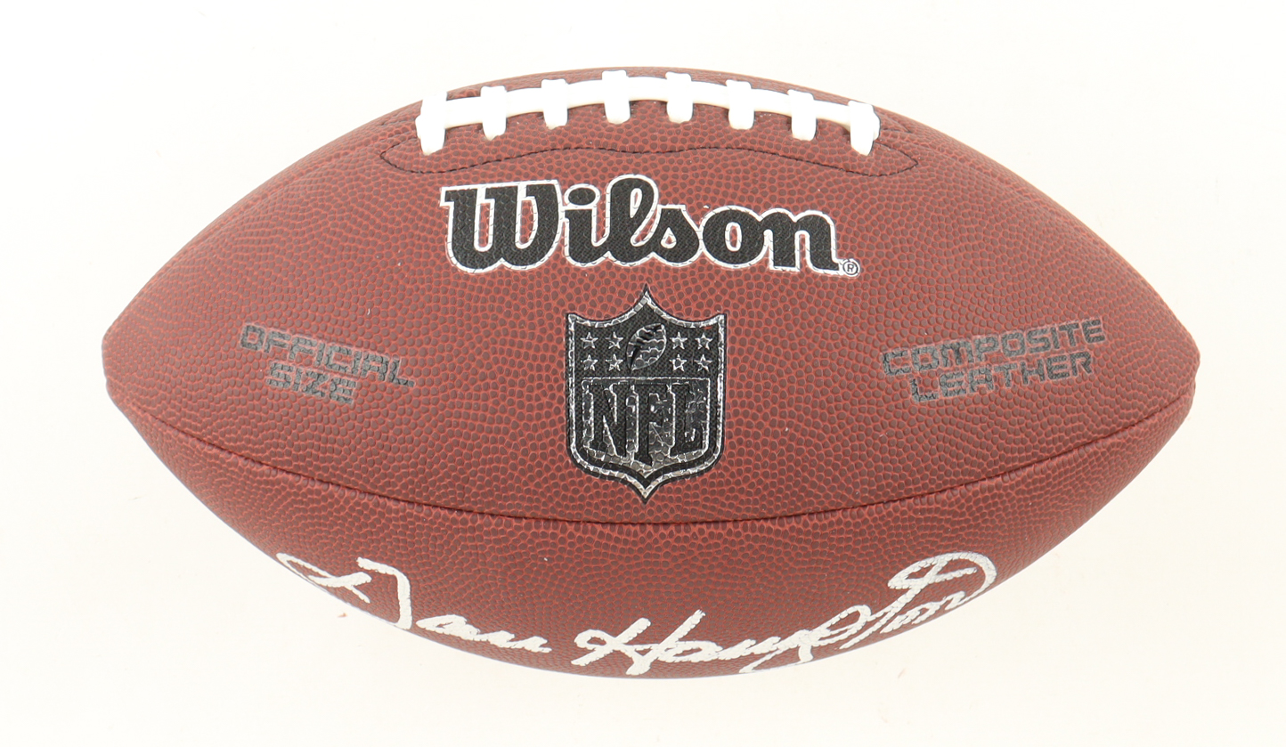 Dan Hampton Signed NFL Football Inscribed "HOF 2002" (Schwartz) at PristineAuction.com Dan Hampton Signed NFL Football Inscribed "HOF 2002" (Schwartz) at PristineAuction.com