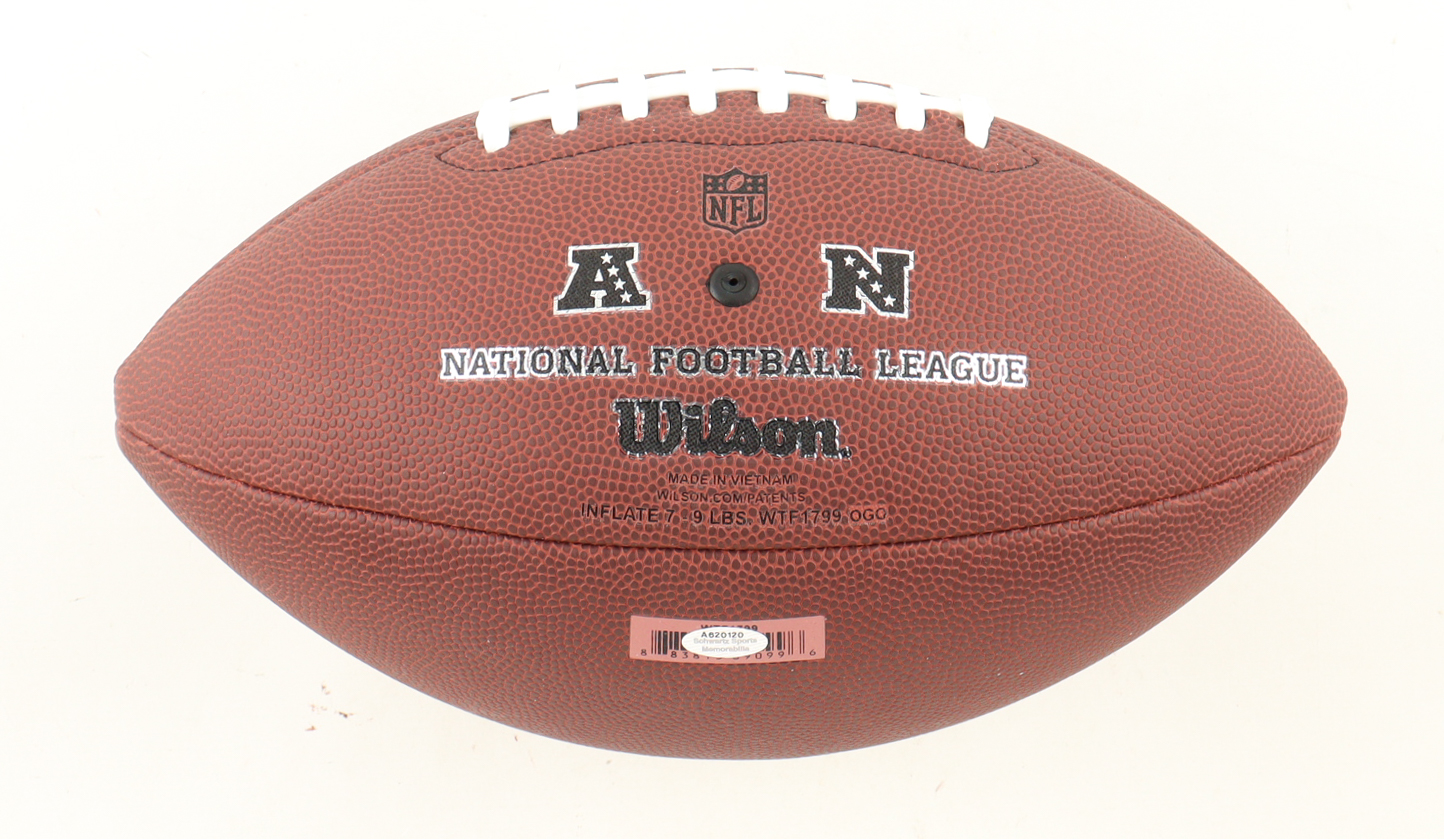 Dan Hampton Signed NFL Football Inscribed "HOF 2002" (Schwartz) at PristineAuction.com Dan Hampton Signed NFL Football Inscribed "HOF 2002" (Schwartz) at PristineAuction.com