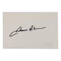 James Doohan Signed 4x6 Cut (ACOA) at PristineAuction.com