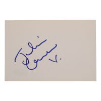 Julian Lennon Signed 4x6 Cut (ACOA) at PristineAuction.com