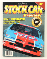 Richard Petty Signed 1992 Jerry McCoin's Stock Car Preview 1st Edition Magazine (PA) at PristineAuction.com