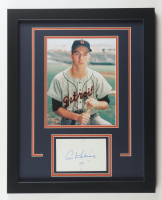 Al Kaline Signed Tigers Custom Framed Index Card Display (JSA) at PristineAuction.com