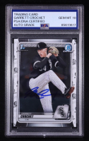 Garrett Crochet Signed 2020 Bowman Chrome Draft #BD95 RC (PSA Authentic | Auto 10) at PristineAuction.com