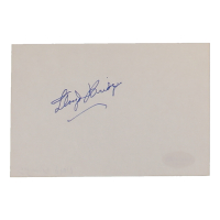 Lloyd Bridges Signed 4x6 Cut (ACOA) at PristineAuction.com
