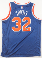 Karl-Anthony Towns Signed Knicks Nike Authentic Jersey (Beckett) at PristineAuction.com