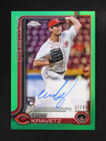 Evan Kravetz 2025 Topps Chrome Autograph #RA-EK RC #21/99 at PristineAuction.com