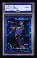 Jorge Polanco Signed 2024 Topps Chrome Update Sapphire #USCS230 (PSA Authentic | Auto 10) at PristineAuction.com