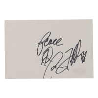 Corey Feldman Signed 4x6 Cut Inscribed "Peace" with Hand-Drawn Peace Sign (ACOA) at PristineAuction.com