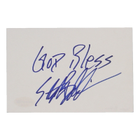 Stephen Baldwin Signed 4x6 Cut Inscribed "God Bless" (ACOA) at PristineAuction.com