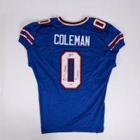 Keon Coleman Signed Jersey Inscribed "Bills Mafia" and "Billieve" (Beckett) at PristineAuction.com
