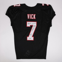 Michael Vick Signed Jersey Inscribed "Madden Goat", "Speed Kills", "Human Joystick" & "2001 #1 Pick" (Beckett) at PristineAuction.com