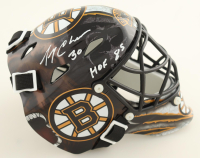 Gerry Cheevers Signed Bruins Mini Goalie Mask Inscribed "HOF 85" (Schwartz) at PristineAuction.com