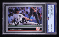 Don Mattingly Signed 1992 Leaf #57 (PSA Authentic | Auto 10) at PristineAuction.com