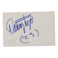 Danny Trejo Signed 4x6 Cut Inscribed "23" (ACOA) at PristineAuction.com