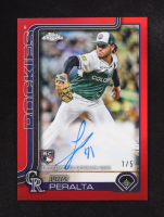 Luis Peralta 2025 Topps Chrome Autograph #RA-LP RC #1/5 at PristineAuction.com