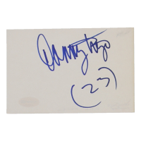 Danny Trejo Signed 4x6 Cut Inscribed "23" (ACOA) at PristineAuction.com