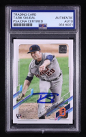 Tarik Skubal Signed 2021 Topps #92 RC (PSA Authentic) at PristineAuction.com