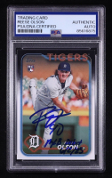 Reese Olson Signed 2024 Topps #308 RC (PSA Authentic) at PristineAuction.com