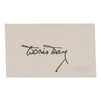 Doris Day Signed 3x5 Cut (ACOA) at PristineAuction.com