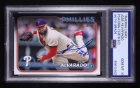 Jose Alvarado Signed 2024 Topps #356 (PSA Authentic | Auto 10) at PristineAuction.com