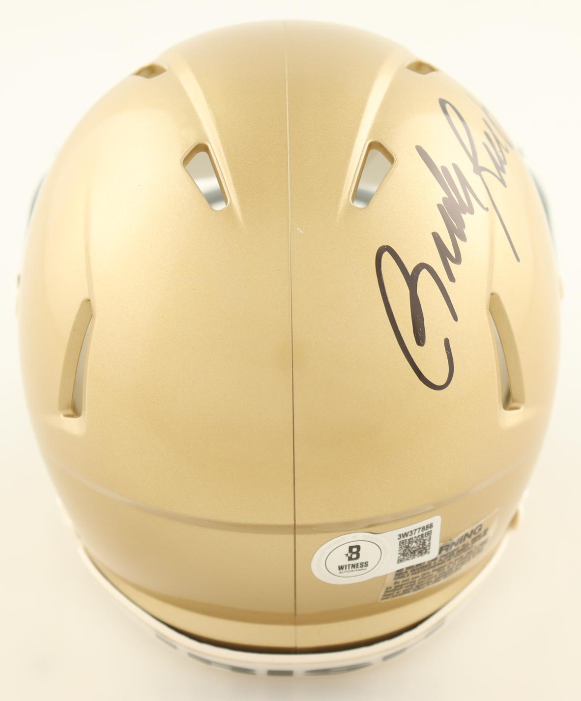Rudy Ruettiger Signed Notre Dame Fighting Irish Speed Mini Helmet (Beckett) at PristineAuction.com Rudy Ruettiger Signed Notre Dame Fighting Irish Speed Mini Helmet (Beckett) at PristineAuction.com