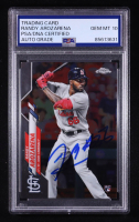 Randy Arozarena Signed 2020 Topps Chrome #49 RC (PSA Authentic | Auto 10) at PristineAuction.com