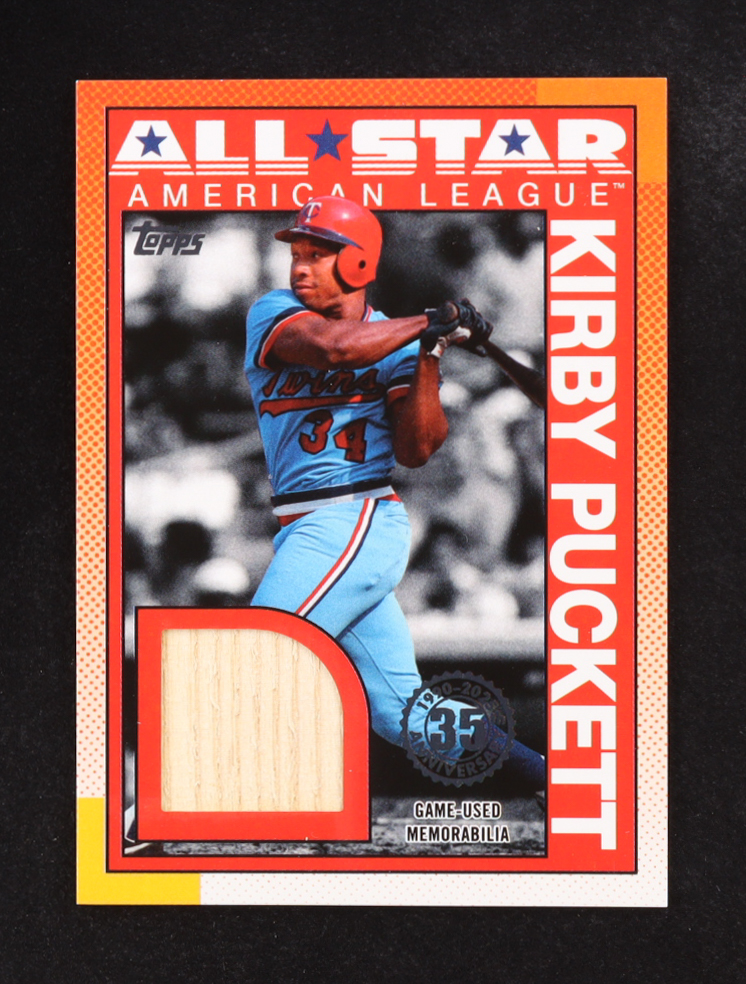 Kirby Puckett 2025 Topps All Stars Relic AL Game-Used Memorabilia #90ASR-KP at PristineAuction.com Kirby Puckett 2025 Topps All Stars Relic AL Game-Used Memorabilia #90ASR-KP at PristineAuction.com