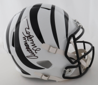 Anthony Munoz Signed Bengals Full-Size White Alternate Speed Helmet (Schwartz) at PristineAuction.com