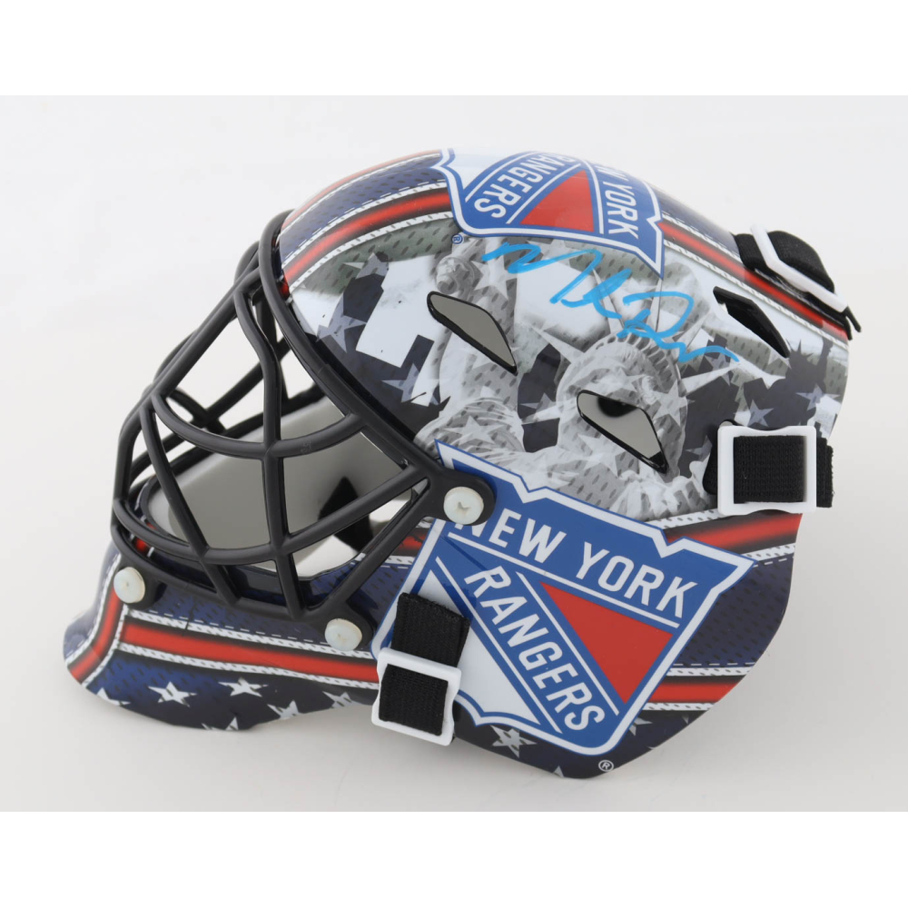 Mike Richter Signed Rangers Mini Goalie Mask (JSA) at PristineAuction.com