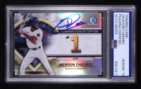 Jackson Chourio Signed 2023 Bowman Chrome Scouts Top 100 #BTP1 RC (PSA Authentic | Auto 10) at PristineAuction.com