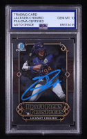 Jackson Chourio Signed 2023 Bowman Chrome Draft Draft Picks and Prospects #DPP13 RC (PSA Authentic | Auto 10) at PristineAuction.com