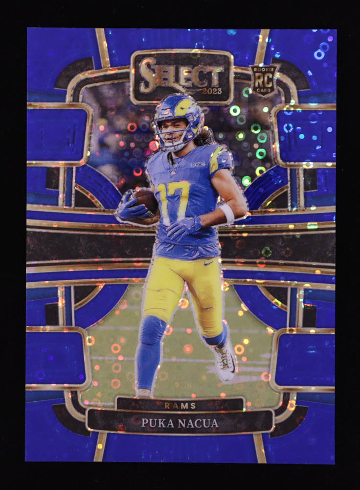 Puka Nacua 2023 Select Prizm Blue Disco #56 #02/25 RC
