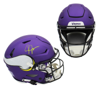 Justin Jefferson Signed Vikings Full-Size Authentic On-Field Speedflex Helmet (Beckett) at PristineAuction.com