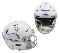 Justin Jefferson Signed Vikings Full-Size Authentic On-Field Alternate Speedflex Helmet (Beckett) at PristineAuction.com