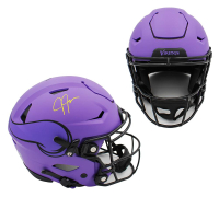 Justin Jefferson Signed Vikings Full-Size Authentic On-Field Rave Alternate Speedflex Helmet (Beckett) at PristineAuction.com