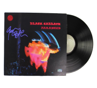 Geezer Butler Signed Black Sabbath "Paranoid" Vinyl Album Cover (Radtke) at PristineAuction.com
