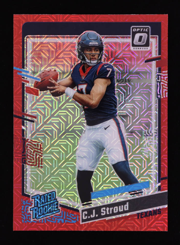 CJ Stroud 2023 Donruss Optic Red Mojo #244 RR RC