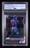Pete Crow-Armstrong Signed 2021 Bowman Chrome Draft #BDC12 RC (PSA Authentic | Auto 10) at PristineAuction.com