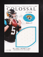 Blake Bortles 2016 Panini National Treasures Colossal #8 #13/49 at PristineAuction.com